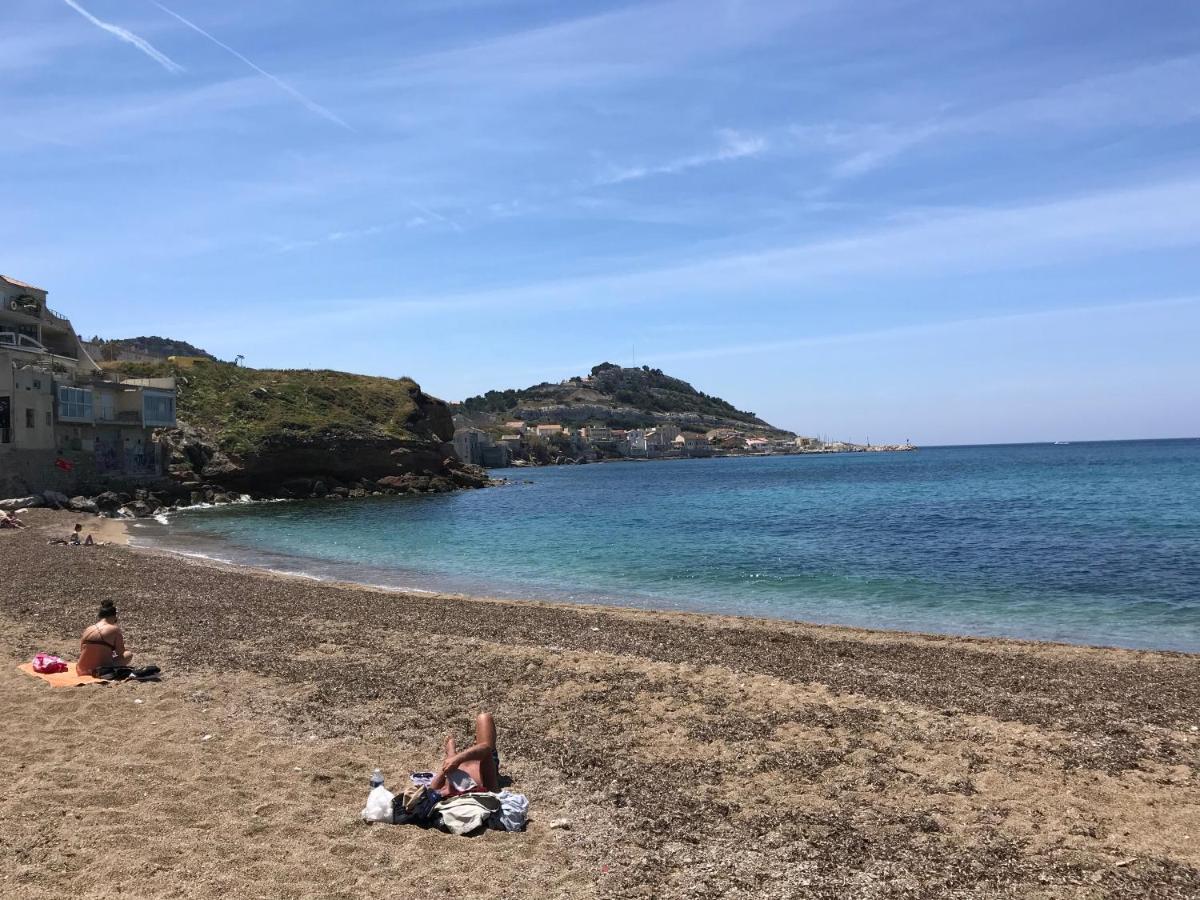Le Cabanon Bleu Sur La Plage مارسيليا المظهر الخارجي الصورة